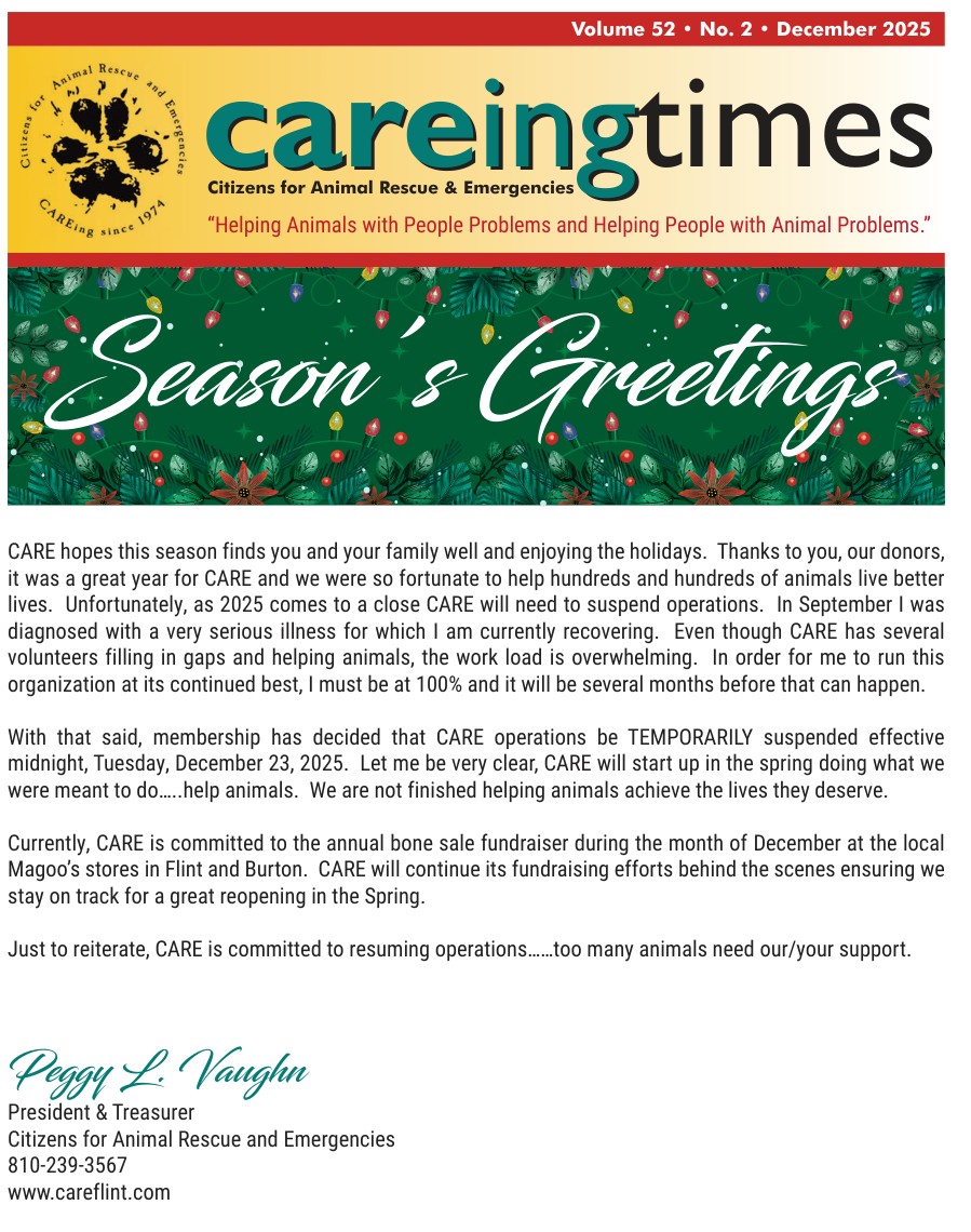 C.A.R.E. Letter